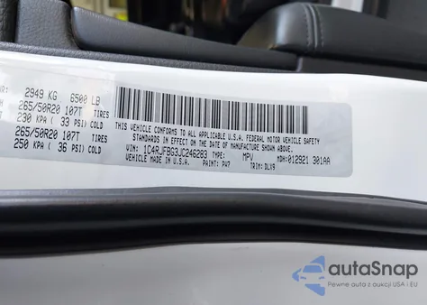 2018 Jeep Grand Cherokee Limited 4X4 from USA, damaged, VIN 1C4RJFBG3JC246283